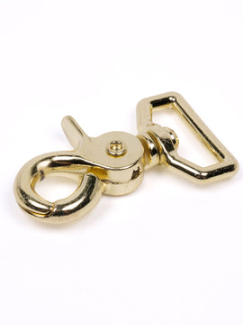 1 Inch Brass Plated Trigger Swivel Snap Hooks