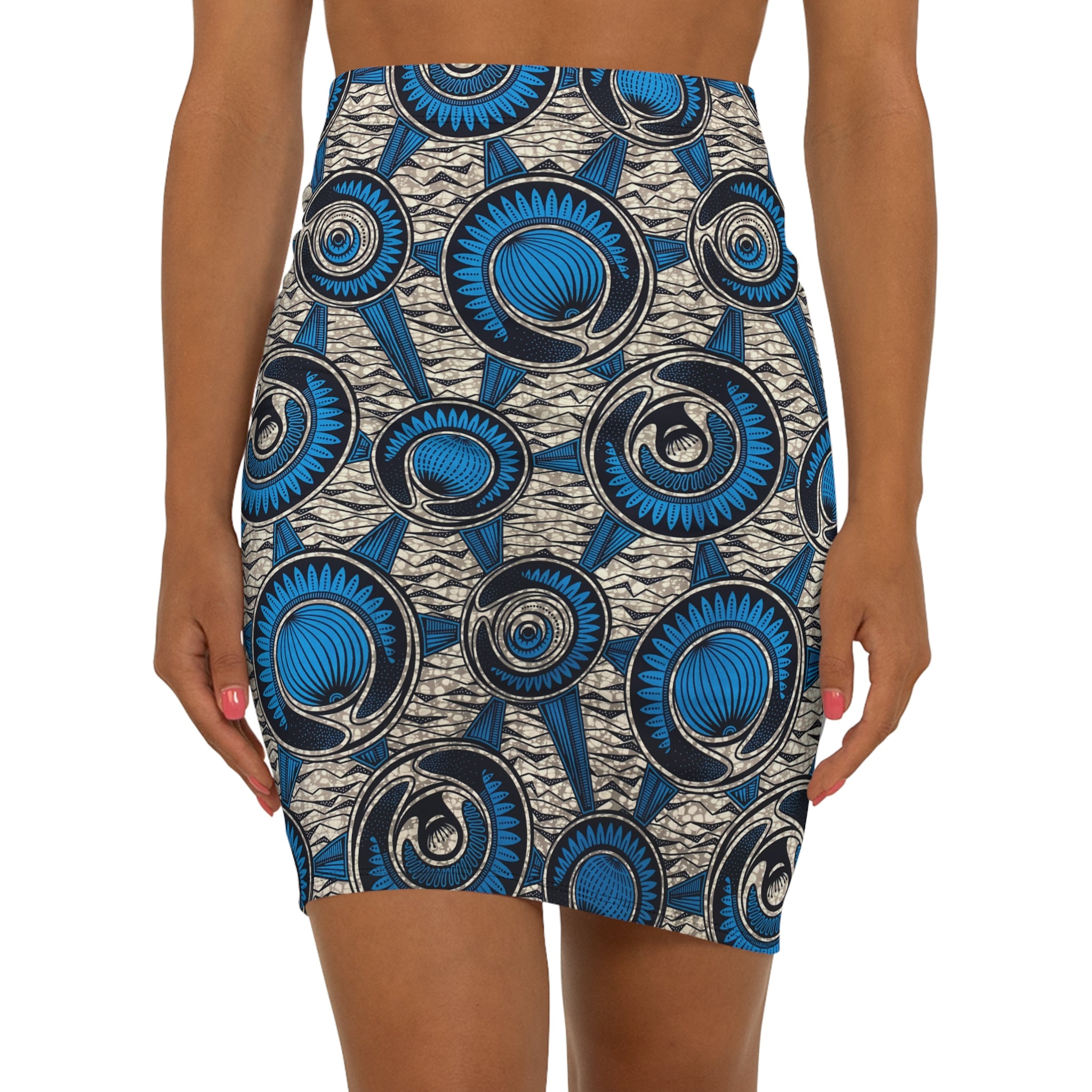 Blue Rhythm African Print Fabric