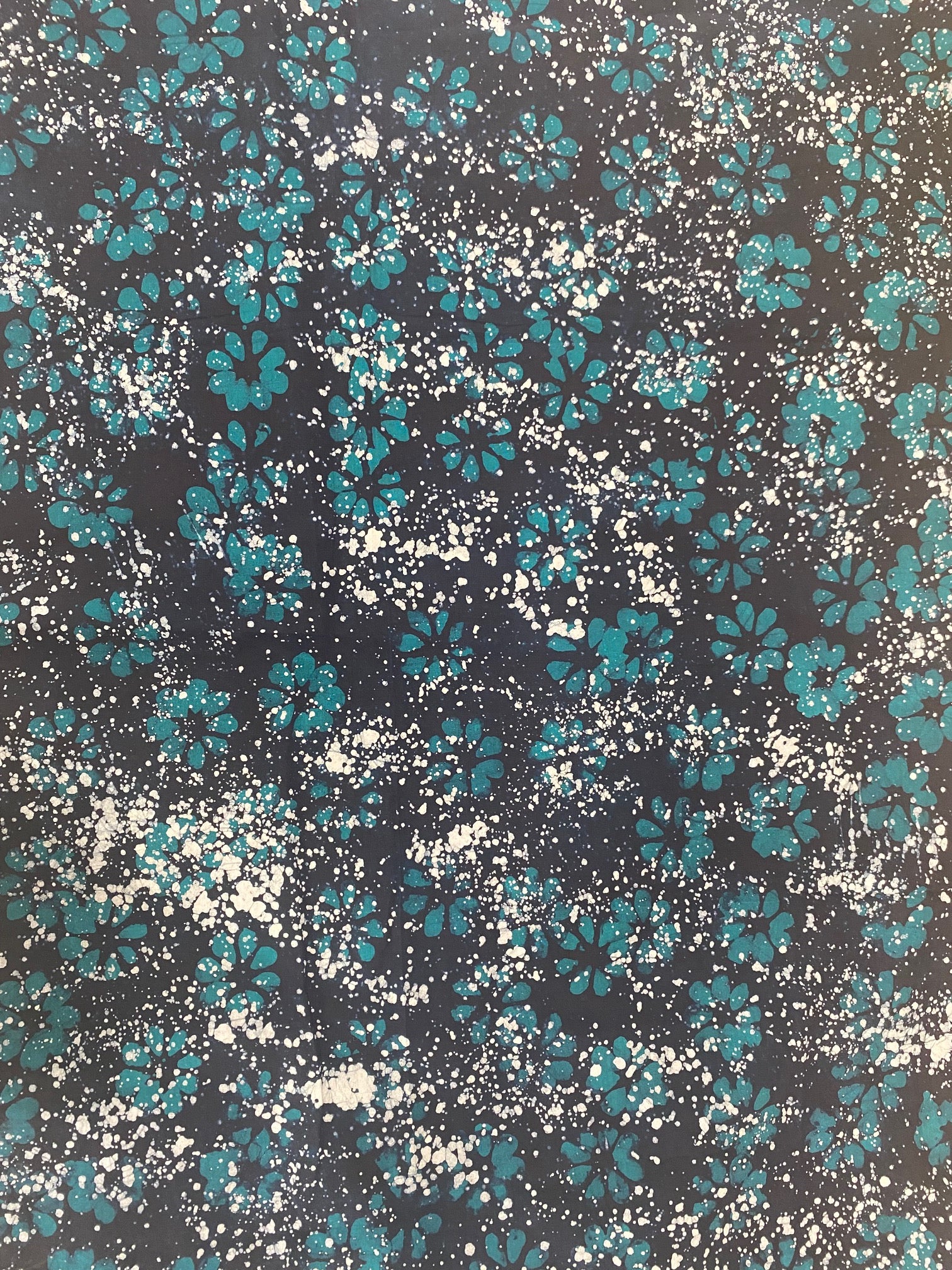 Burundi Batik- Green Speckled