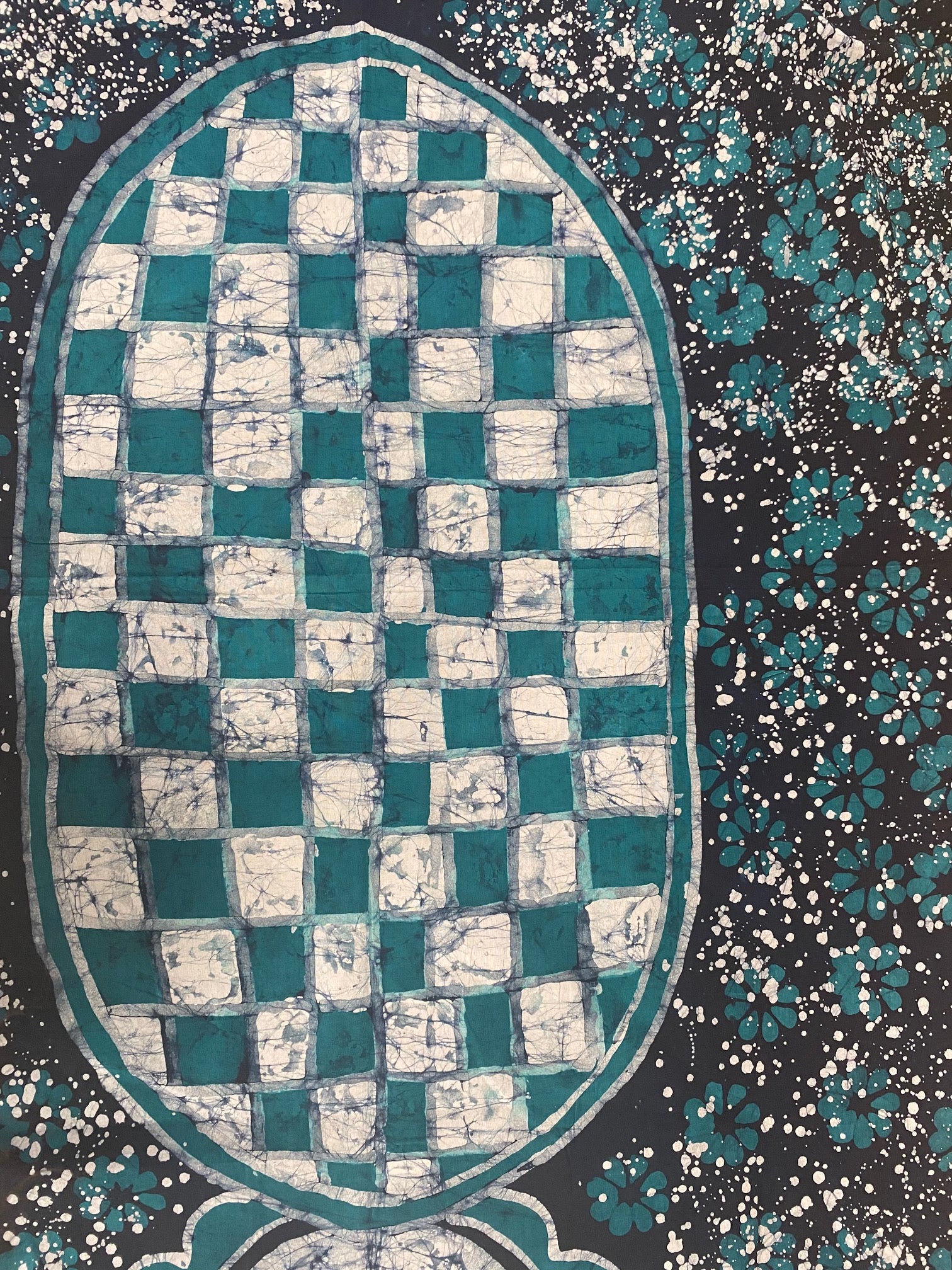 Burundi Batik- Green Speckled