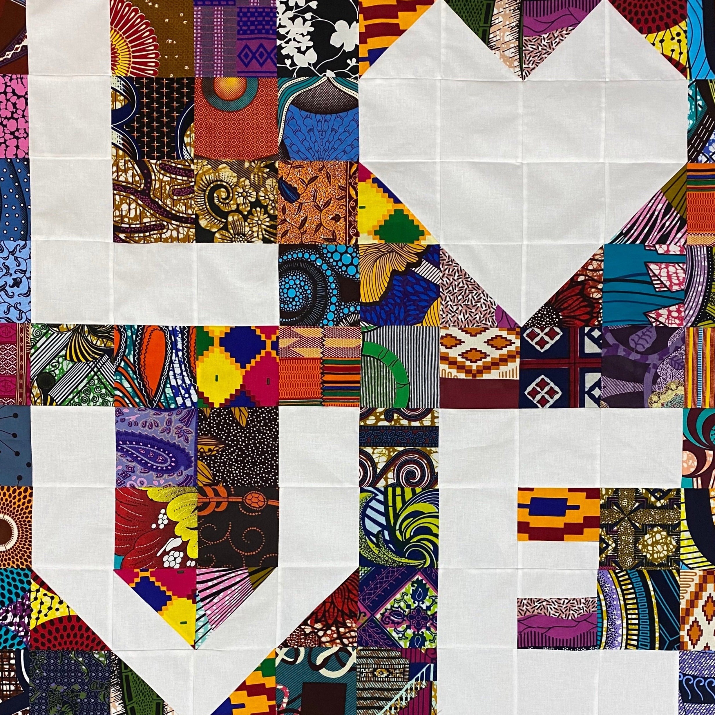Embrace Warmth with the Black Love Quilt Pattern - PDF Download