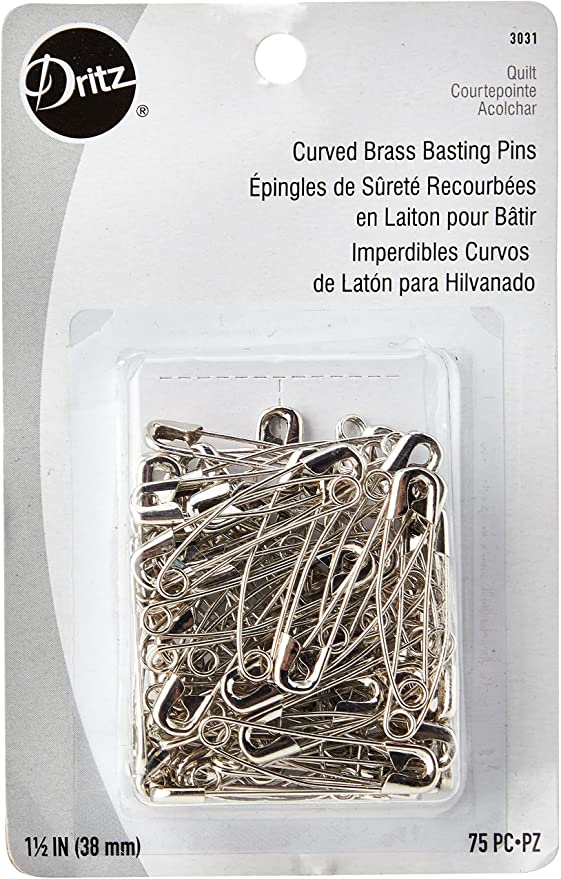 Dritz Curved Safety Pins- 50 Ct