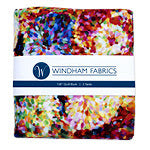 Mosaic Stained Glass Quilt back